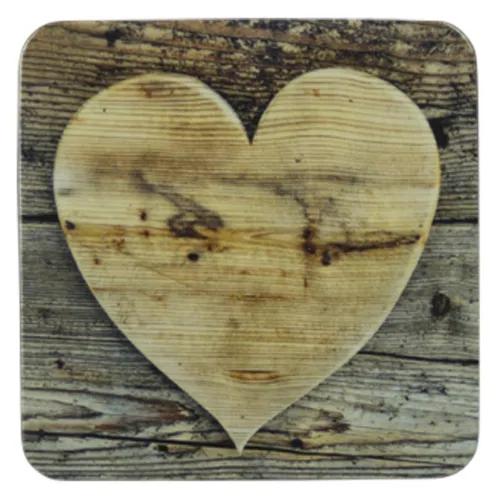 Mars & More glasonderzetter Hart hout